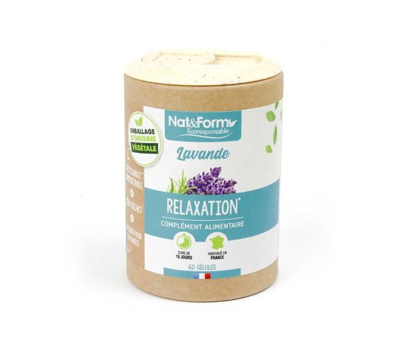 Lavendel Ecoresponsable Nat&Form - Packung mit 60 Kapseln - image 1