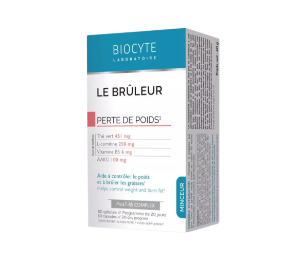 Der Biocyte Brenner - Packung mit 60 Kapseln
