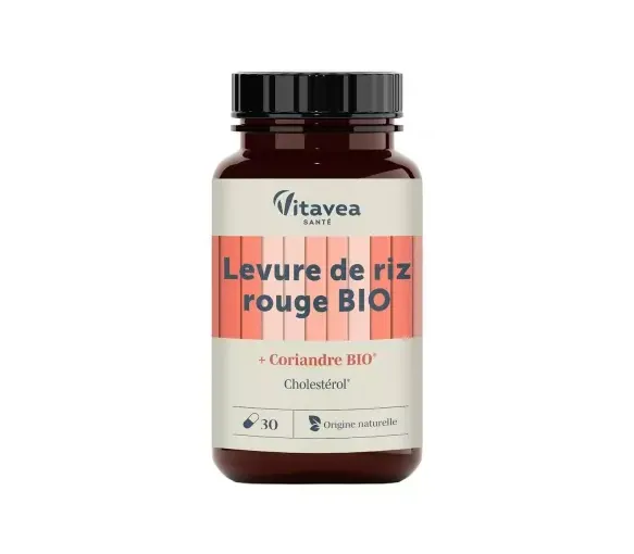 Bio-Rotreishefe + Bio-Koriander Vitavea - Packung mit 30 Kapseln - image 1