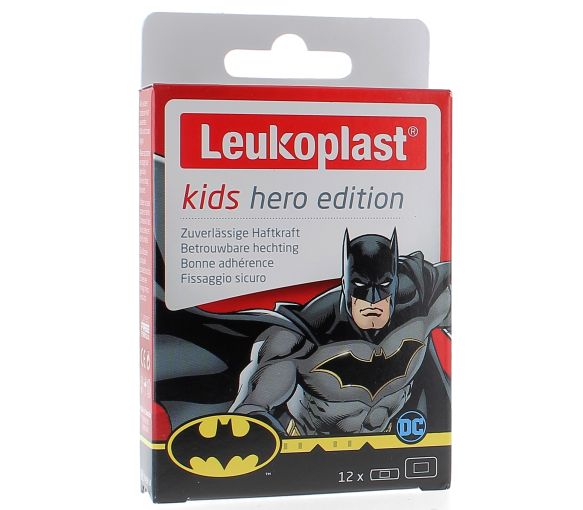 Leukoplast Kids Pflaster Batman Hero Edition BSN Medical - Box mit 12 Pflastern
