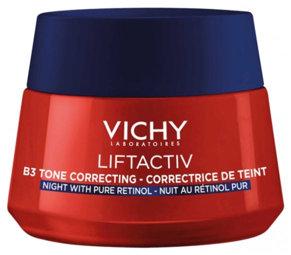 Liftactiv B3 Nachtcreme gegen Flecken mit reinem Retinol von Vichy - 50ml Tiegel - image 1
