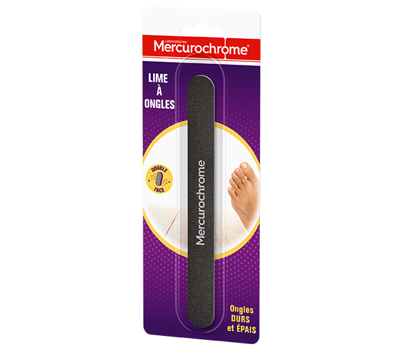 Nagelfeile Mercurochrome - eine Feile