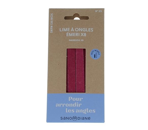 Nagelfeilen aus Sandpapier, kleines Modell Sanodiane - 8 Feilen