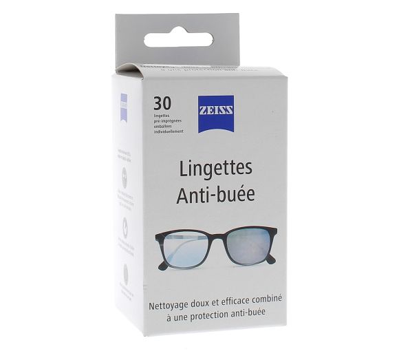 Antibeschlag-Tücher für Brillen Zeiss - Box mit 30 Tüchern - image 1
