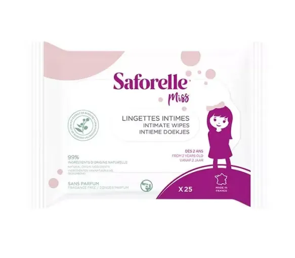 Intime Tücher Miss Saforelle - Packung mit 25 Tüchern