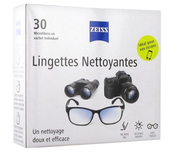 Zeiss Brillenreinigungstücher - Packung mit 30 Tüchern
