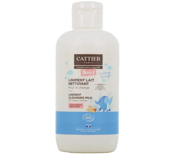 Bio Cattier Reinigungsmilch für den Windelwechsel - Flasche mit 200 ml - image 1