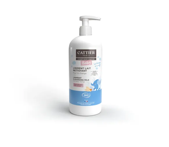 Bio Cattier Reinigungsmilch für den Windelwechsel - Pumpflasche 500 ml - image 1