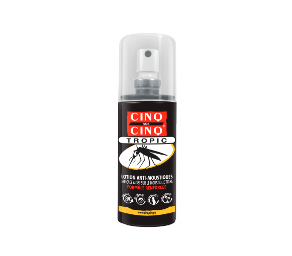 Tropen-Insektenschutzmittel Cinq sur cinq - Spray mit 75 ml