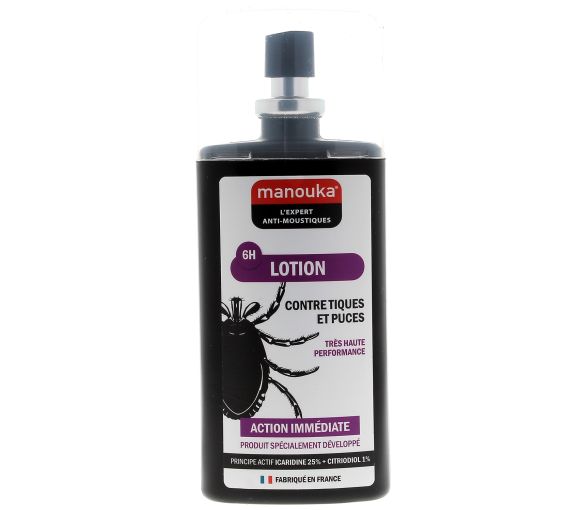 Zecken- und Floh-Lotion 6 Stunden Wirksamkeit Manouka - Spray mit 75 ml - image 1