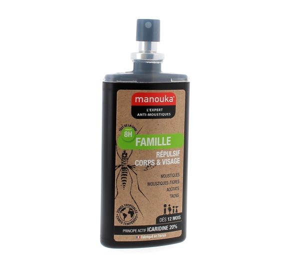 Manouka Kinder Insektenschutz Lotion für Körper und Gesicht - Spray mit 75 ml