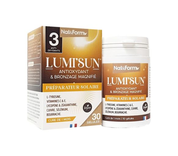 Lumi'sun Sonnenvorbereiter Nat&Form - Packung mit 30 Kapseln