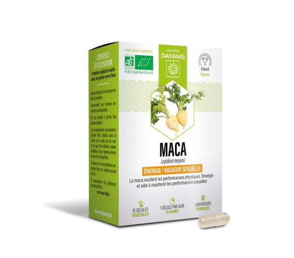 Maca Bio sexuelle Vitalität und Energie Dayang - Packung mit 15 pflanzlichen Kapseln - image 1