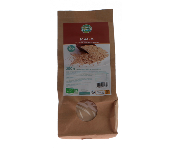Bio Maca Pulver Supra Food - 250g Beutel