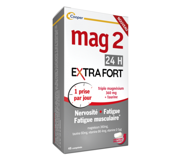 Mag 2 24h Extra Stark Cooper - Packung mit 45 Tabletten - image 1