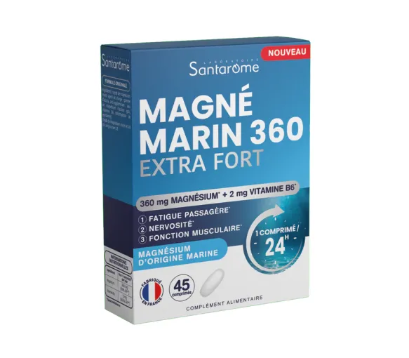 Magnesium marinum 360 extra stark Santarome - Packung mit 45 Tabletten - image 1