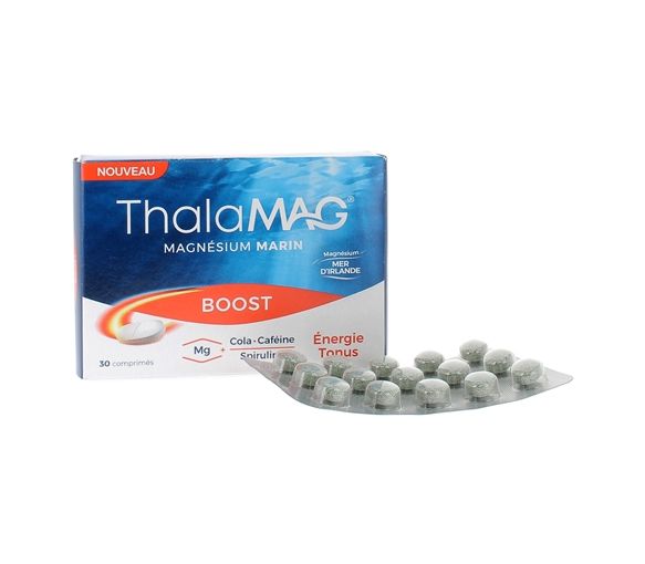 Meeresmagnesium Boost Thalamag - Packung mit 30 Tabletten