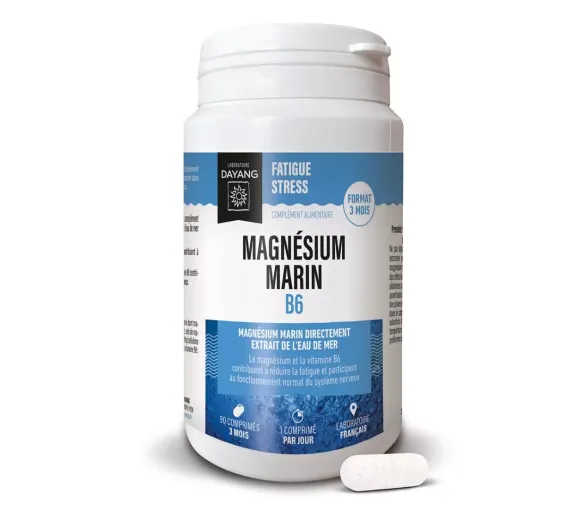 Meeresmagnesium 300mg Vitamin B6 Dayang - Dose von 90 Tabletten - image 1