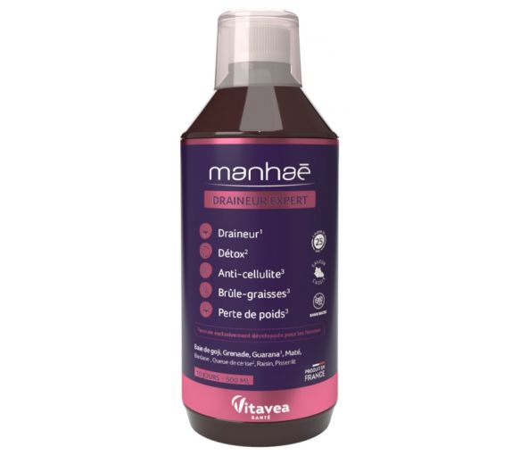 Manhaé Draineur Experte Vitavea - Flasche von 500 ml