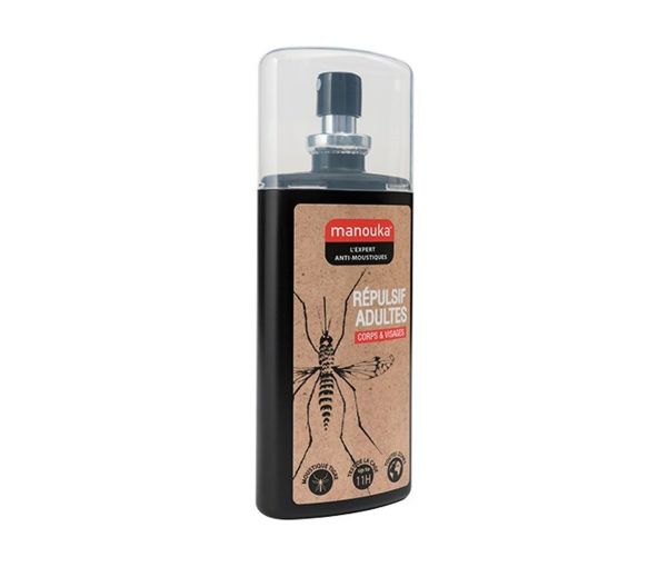 Körper- und Gesichtslotion gegen Mücken für Erwachsene Manouka - Spray mit 75 ml - image 1
