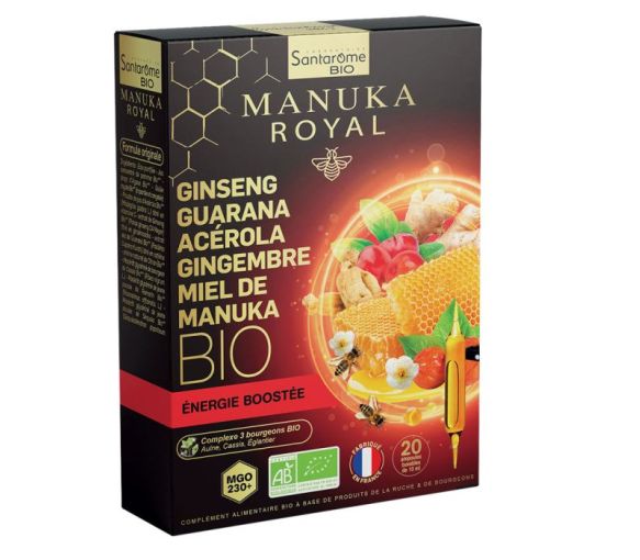 Manuka Royal Bio-Energie-Boost Santarome - Packung mit 20 Ampullen - image 1