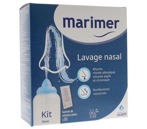 Marimer Nasenspülung Set - Box mit einer Flasche + 30 Beuteln - image 1