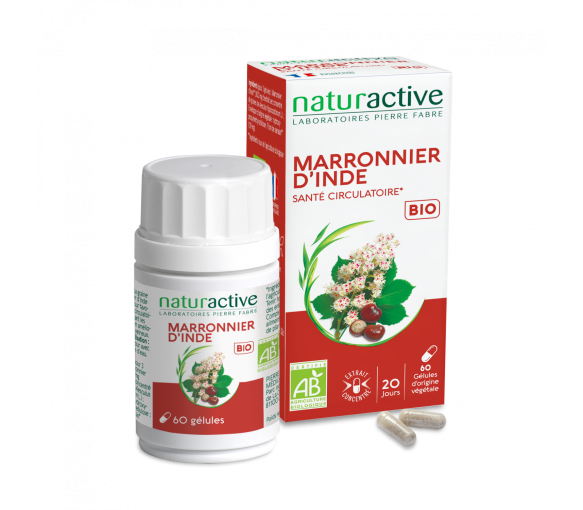 Marronenbaum Gesundheit Kreislauf Bio Naturactive - Dose mit 60 Kapseln - image 2