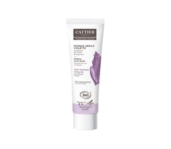 Bio lila Tonmaske Cattier - 100 ml Tube