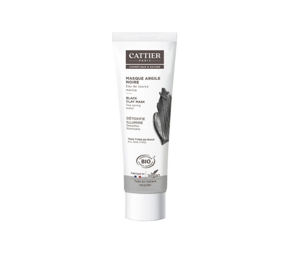 Bio Cattier Schwarze Tonmaske - 100ml Tube