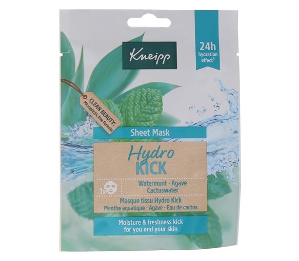 Hydro Kick Tuchmaske mit Wassermelone Kneipp - eine Maske