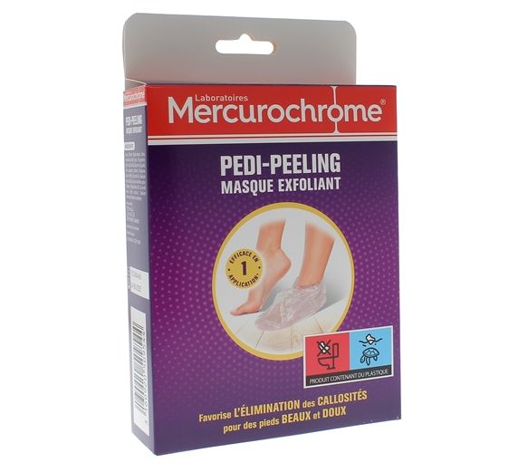 Peeling-Maske pedi-peeling Mercurochrome - 1 Paar