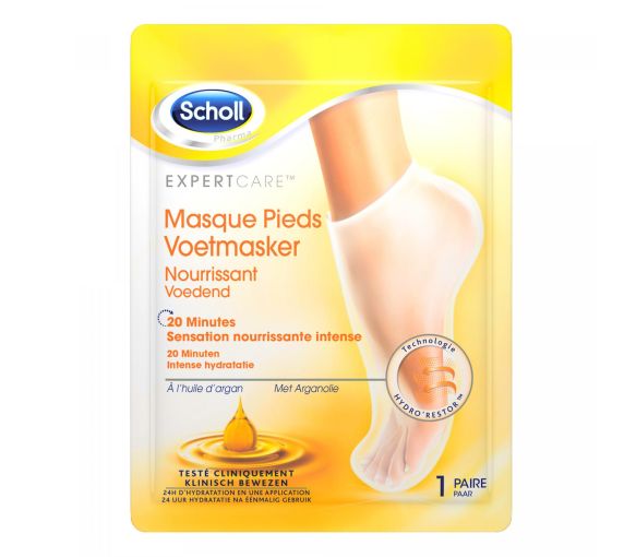 Expertcare Fußmaske mit Arganöl von Scholl - Beutel mit einem Paar