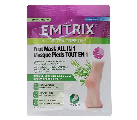 Emtrix Ganzkörperfußmaske - Beutel mit 1 Paar