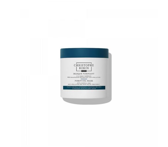 Reinigende Maske mit Thermalerde Christophe Robin - 250ml Topf - image 1