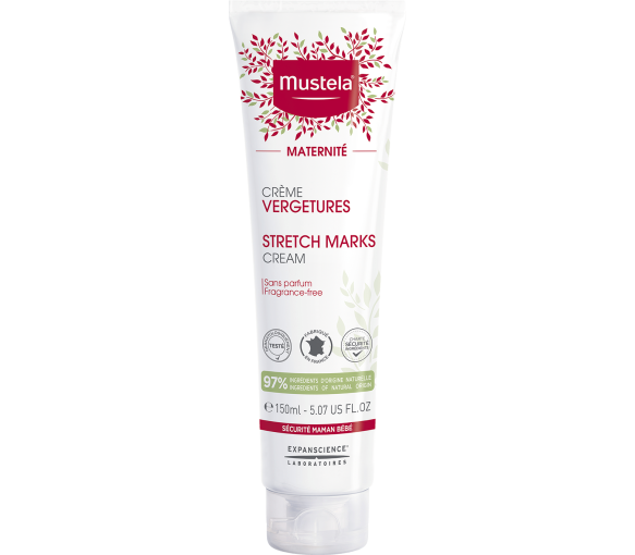 Maternité Creme gegen Dehnungsstreifen ohne Duft Mustela - Tube mit 150 ml - image 1