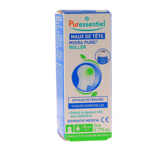 Kopfschmerz-Roller mit 9 ätherischen Ölen Puressentiel - Roller mit 10 ml - image 1