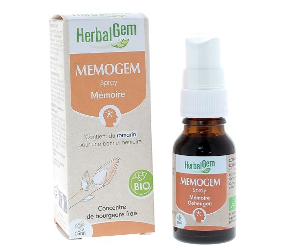 Memogem Bio-Gedächtnisspray Herbalgem - Spray mit 15 ml