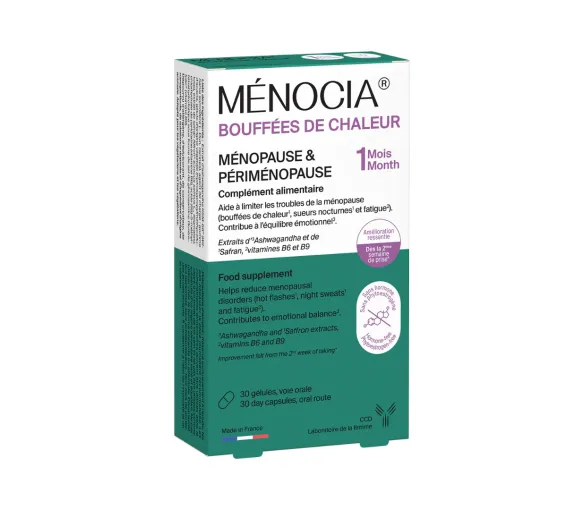 Ménocia Hitzewallungen CCD - Packung mit 30 Kapseln - image 1