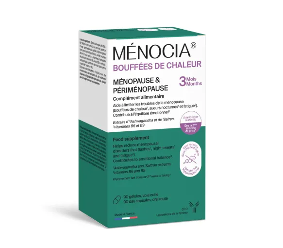 Ménocia Hitzewallungen CCD - Packung mit 90 Kapseln - image 1