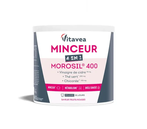 Mager Morosil 400mg 4in1 Geschmack rote Früchte Vitavea - Dose mit 240g - image 1