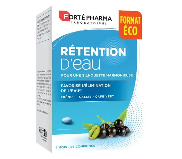 Mageretention Wasser Forté Pharma - Packung mit 56 Tabletten - image 1