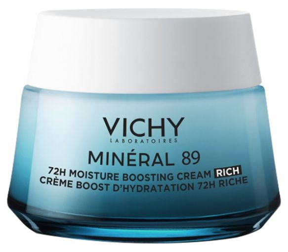 Mineral 89 Feuchtigkeitsbooster-Creme 72h reich Vichy - 50 ml Tiegel - image 1