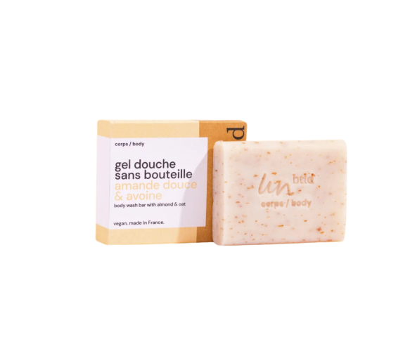 Mini-Duschgel ohne Flasche Mandel & Hafer Unbottled - Stück von 35g - image 1