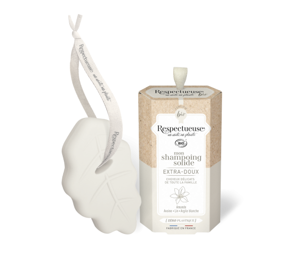 Mein extra-sanftes Bio-Festshampoo Respectueuse - 75 g Stück