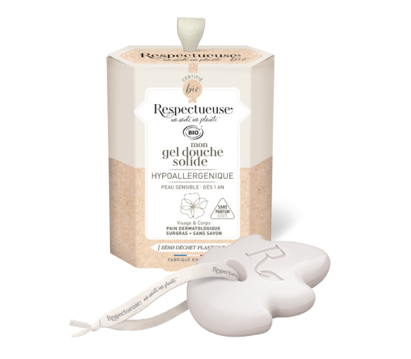 Mein hypoallergenes Bio-Duschgel Respectueuse - 75g Stück