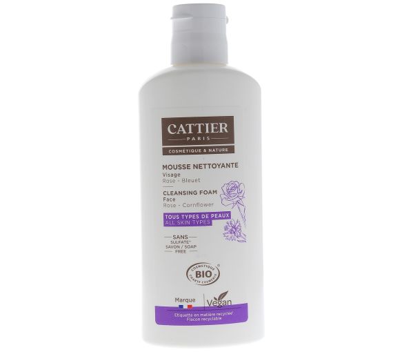 Bio-Reinigungsschaum für das Gesicht von Cattier - Flasche mit 150 ml - image 1