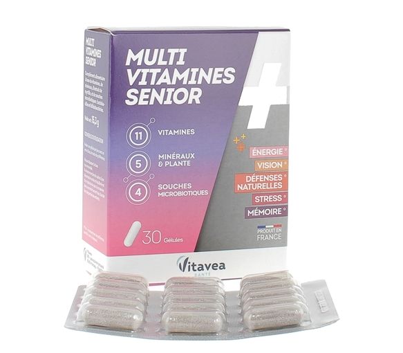 Multivitamin Senior Nutrisanté - Packung mit 30 Kapseln