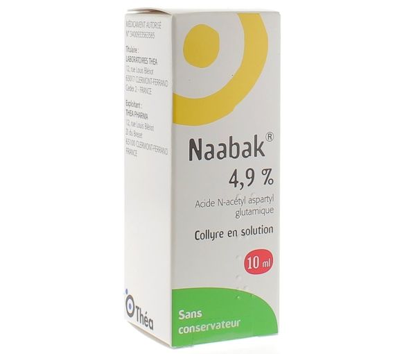 Naabak 4,9% Augentropfen in Lösung Théa - Flasche mit 10 ml