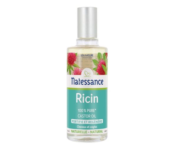 Natessance Rizinusöl stärkende Haar- und Nagelpflege Léa Nature - Flasche mit 50 ml