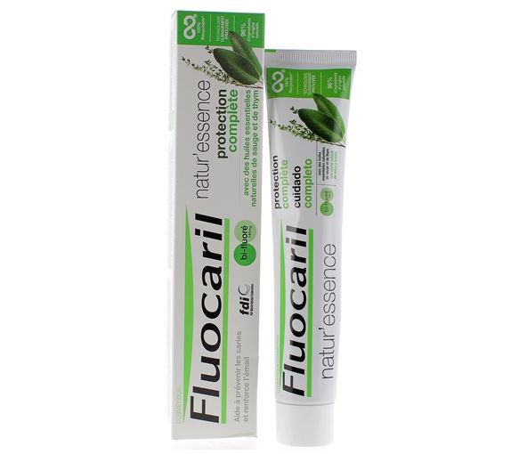 Natur'Essence Zahnpasta vollständiger Schutz bi-fluorid Fluocaril - Tube mit 75 ml